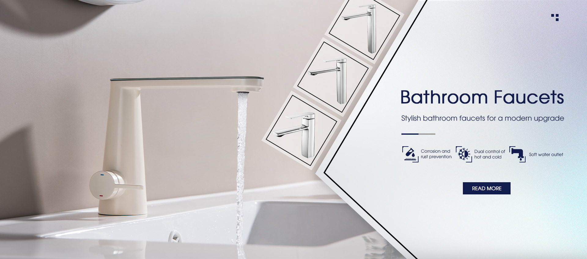Monaróir faucets seomra folctha